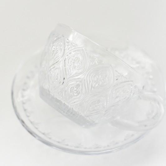 洋食器 セット グラス カップ ソーサー クリア ブルー グリーン