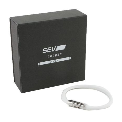 SEV（セブ） （メンズ、レディース）Looper Nブレスレット ホワイト
