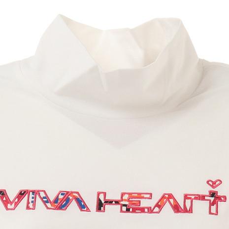 ビバハート(VIVA HEART) ゴルフウェア LT400フライス ハイネック長袖シャツ 012-23811-005 (レディース)|Victoria Golf |02