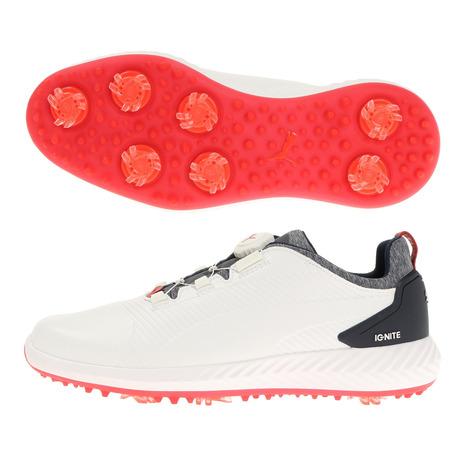 新登場 プーマ Puma ゴルフシューズ スパイク イグナイト パワーアダプト プロ ディスク 03 ソフトスパイク メンズ 9 990円
