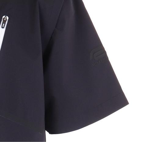 ロイヤルコレクション（ROYALCOLLECTION）（メンズ）ゴルフウェア ストレッチ 半袖 収納袋付き レインウェア 撥水 防水 耐水 軽量レインジャケット RCS-2104｜victoriagolf｜10