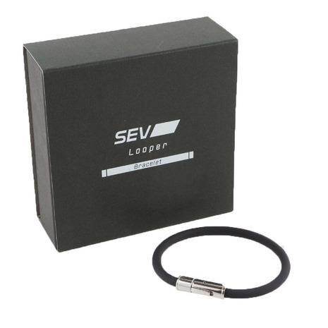 SEV（セブ） （メンズ、レディース）Looper Nブレスレット ブラック