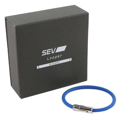 SEV（セブ） （メンズ、レディース）Looper Nブレスレット ブルー