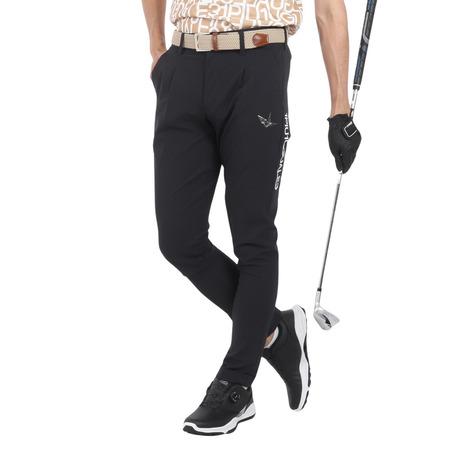 美品✨ ウノピューウノウグァトーレ パンツ ゴルフ ロゴ刺繍 ブラック S ウノピューウノウグァトーレ パンツ ゴルフ ロゴ刺繍 ブラック S 楽天