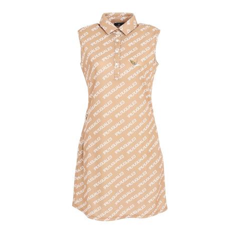 ウノ ピゥ ウノ ウグァーレ トレ(1PIU1UGUALE3)ゴルフウェア LOGO ノースリーブワンピース GST085 G… ウノ ピゥ ウグァーレ トレ（1PIU1UGUALE3）（レディース）ゴルフ