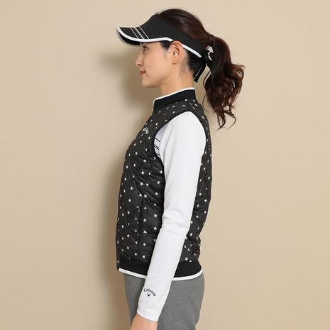 キャロウェイ(CALLAWAY)ゴルフウェア 星柄プリントスターストレッチ フルジップ中綿ベスト C22216200(レディース)|victoriagolf|02