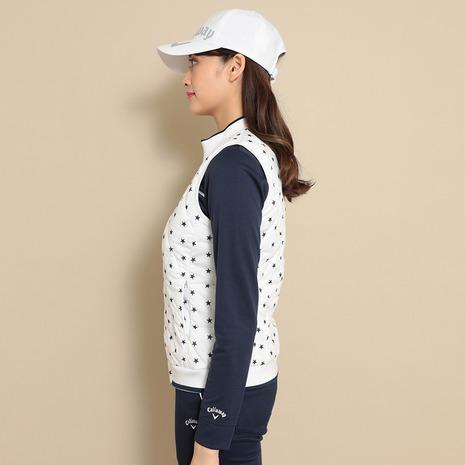 キャロウェイ(CALLAWAY)ゴルフウェア 星柄プリントスターストレッチ フルジップ中綿ベスト C22216200(レディース)|victoriagolf|03