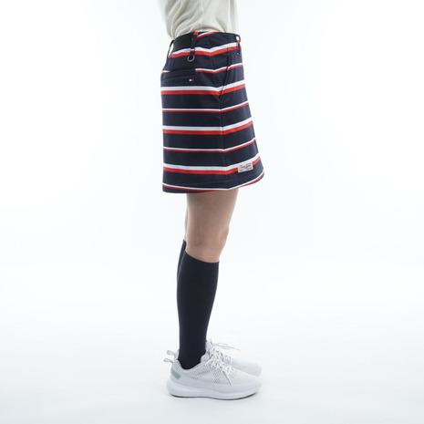 トミーヒルフィガー（TOMMY HILFIGER）（レディース）ゴルフウェア 防風 保温 ボーダー スカート THLA284｜victoriagolf｜09