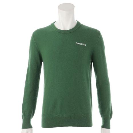 ブリーフィング（BRIEFING）（メンズ）ゴルフウェア カシミヤクルー  
