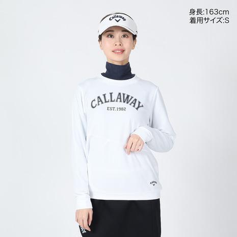 キャロウェイ（CALLAWAY）（レディース）ゴルフウェア ロゴプリント裏毛クルーネックスウェット C23117201｜victoriagolf｜03