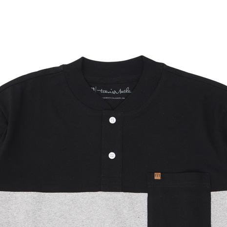 トラヴィスマシュー　M 半袖　ポロシャツ　ブラック　ベージュ　メンズ　石川遼 トラヴィスマシュー（Travis Mathew）（メンズ）ゴルフウェア ヘンリー