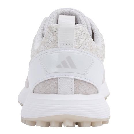 adidas J 235 ゴルフシューズ シルバー