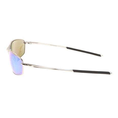 オークリー（OAKLEY）（メンズ、レディース）サングラス WHISKER Satin Chrome/Prizm Sapphire Polarized 4141-0460 UV_2
