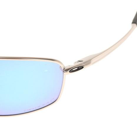 オークリー（OAKLEY）（メンズ、レディース）サングラス WHISKER Satin Chrome/Prizm Sapphire Polarized 4141-0460 UV_3