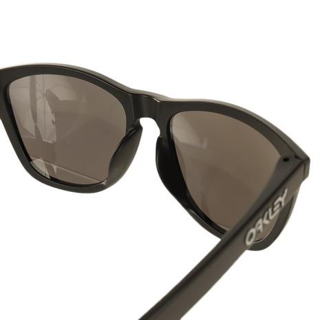 オークリー（OAKLEY）（メンズ）サングラス FROGSKINS Matte Black/Prizm Black Polarized 9245-8754 ケース付 UV_4