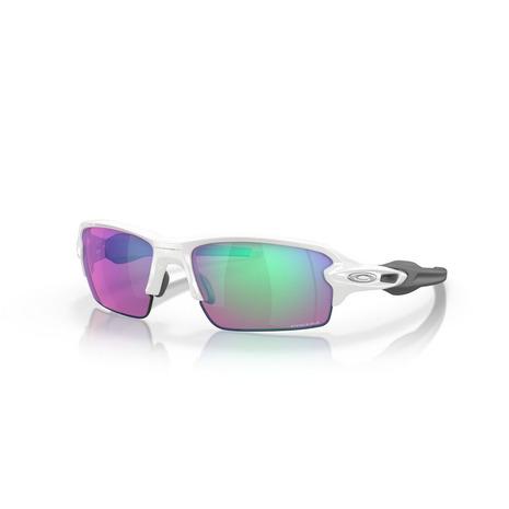 オークリー（OAKLEY）（メンズ、レディース）サングラス FLAK 2.0 Polished White/Prizm Golf 9271-1061 ケース付 UV_10