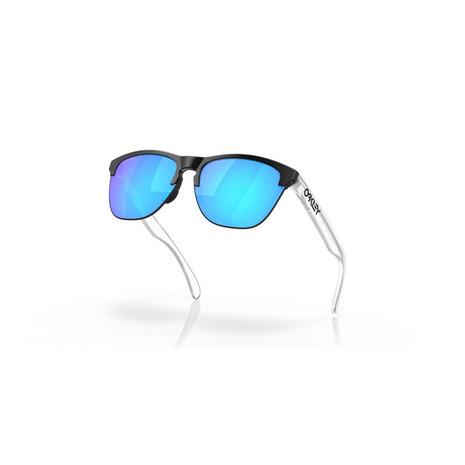オークリー（OAKLEY）（メンズ、レディース）サングラス FROGSKINS LITE Matte Black/Prizm Sapphire Iridium 9374-0263 ケース付 UV_1