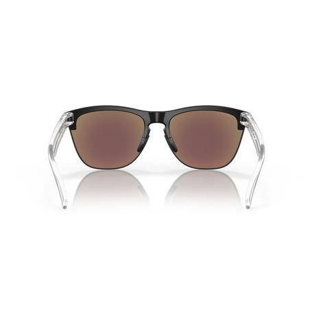 オークリー（OAKLEY）（メンズ、レディース）サングラス FROGSKINS LITE Matte Black/Prizm Sapphire Iridium 9374-0263 ケース付 UV_4