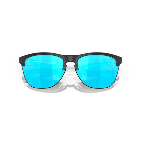 オークリー（OAKLEY）（メンズ、レディース）サングラス FROGSKINS LITE Matte Black/Prizm Sapphire Iridium 9374-0263 ケース付 UV_5