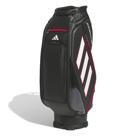 【美品】adidas アディダス キャディバッグ スリーバー 9.5型 4分割 adidas（アディダス） （メンズ）ゴルフ キャディバッグ カート式 9.5