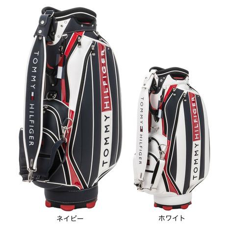 新品 トミーヒルフィガーゴルフ キャディバッグ THMG3FC4 ホワイト TOMMY HILFIGER GOLF（トミー ヒルフィガー ゴルフ） トミー
