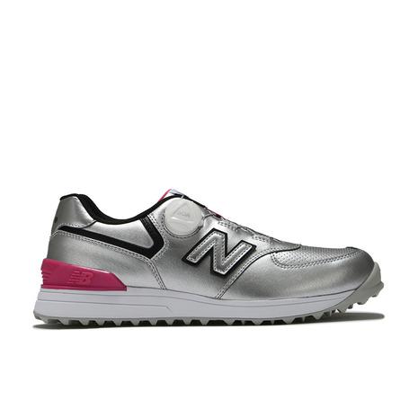 新品未使用 ニューバランス WGBS574B ゴルフシューズ BOA式 シルバー New Balance（ニューバランス） ニューバランス（new balance