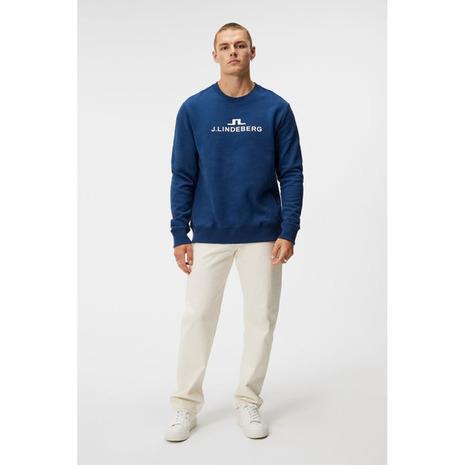 J.LINDEBERG（メンズ）ゴルフウェア アウター Alpha クルーネック