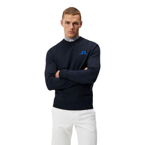 J.LINDEBERG（J.LINDEBERG）（メンズ）ゴルフウェア 長袖 ロゴクルー