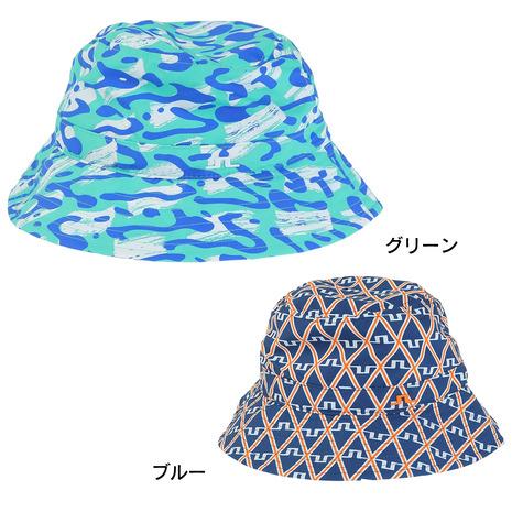 J.LINDEBERG（メンズ）ゴルフ 速乾 軽量 シーズンプリント バケット