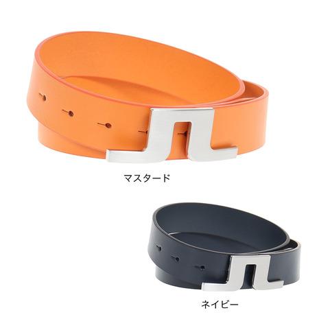 J.LINDEBERG（メンズ）ゴルフ ブリッジャー レザーベルト 073-69930