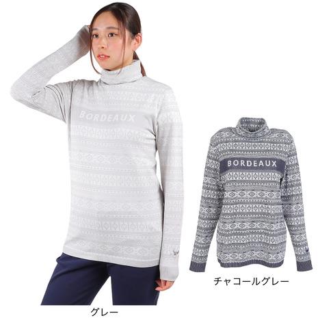 CLUNK（クランク） （レディース）ゴルフウェア 発熱 長袖 成型