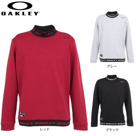 オークリー ゴルフウェア STALWART ロゴモックネックトップス OAKLEY（オークリー） （メンズ）ゴルフウェア STALWART ロゴモック