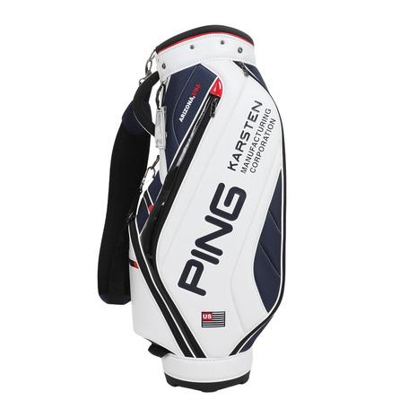 ピン（PING）（メンズ）ゴルフ キャディバッグ 軽量 カート式 9.5型 5分割 CB-U2305 PU スポーツ 37184｜victoriagolf｜02