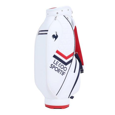 Coq Sportif ゴルフバッグ ホワイト/レッド le coq sportif ルコック スポルティフ（le sportif
