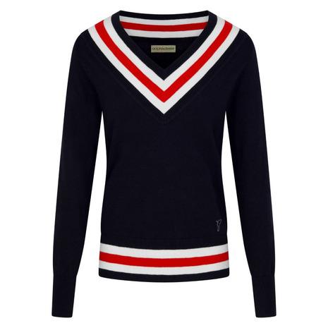 ゴルフィーノ（GOLFINO）（レディース）ゴルフウェア Vネックセーター