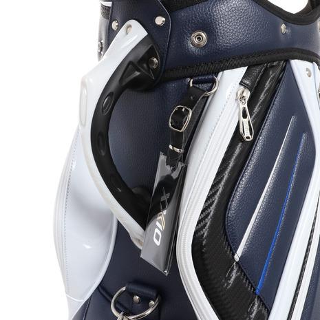 美品xxioキャディバッグ3Kg紺 XXIO ダンロップ(DUNLOP) ゼクシオ 超軽量 キャディバッグ( 9.5型 軽量