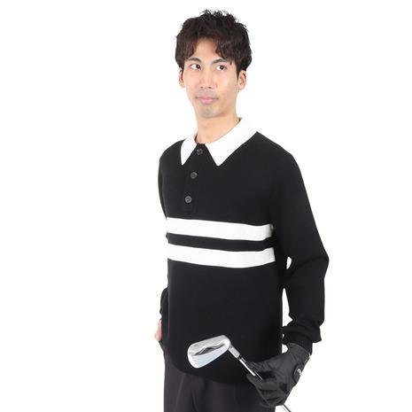 J.LINDEBERG(J.LINDEBERG)ゴルフウェア 長袖 パトリック ラグビー ニットセーター 071-11111-… J.LINDEBERG（J.LINDEBERG）（メンズ）ゴルフウェア 長袖 パトリック