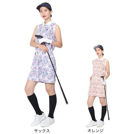 CLUNK（クランク） （レディース）ゴルフウェア ノースリーブポロ