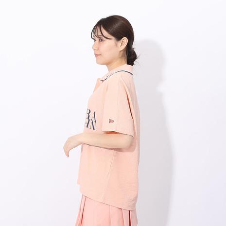 New Era ピンク ポロシャツ スカート セットSサイズ NEW ERA（ニューエラ） （レディース）ゴルフウェア 半袖 ポロシャツ