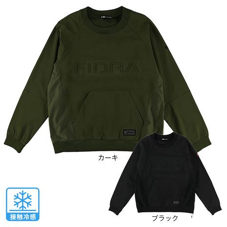 フィドラ(FIDRA)ゴルフウェア アウター 撥水 冷感 プルオーバーブルゾン FV5RTY16 KHK(Men’s) FIDRA（フィドラ） （メンズ）ゴルフウェア アウター 撥水 冷感 プル