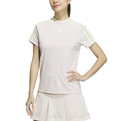 アディダス（adidas）（レディース）モックネック ゴルフ 半袖 3ストライプス メッシュベントモック IKK64｜victoriagolf｜07