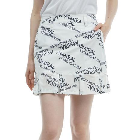 新品タグ付き アドミラルゴルフ プリーツスカート XS 裏起毛 撥水