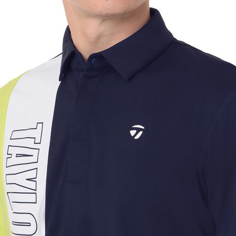 テーラーメイド（TAYLORMADE）（メンズ）ゴルフウェア 吸汗速乾 カラーブロック半袖ポロシャツ TL426｜victoriagolf｜08