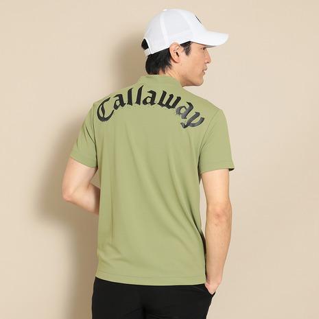 キャロウェイ（CALLAWAY）（メンズ）ゴルフウェア 接触冷感 半袖モックネックシャツ C24134126-1181｜victoriagolf｜03