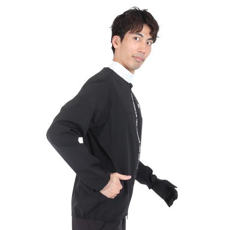 M 新品　ニューバランス　メンズ　ナイロンジャケット ゴルフウェア 黒　ピステ new balance golf - レインウェア 上下セット | ブラック | メンズ