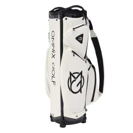 OMNIX/オムニックス ゴルフ キャディバッグ9型【ホワイト】新品！ オムニックスゴルフ（OMNIX GOLF）（メンズ）ゴルフ キャディバッグ
