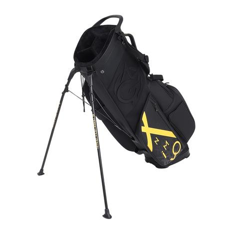☆美品☆OMNIX GOLF スタンドキャディバッグ ブラック×イエロー オムニックスゴルフ（OMNIX GOLF）（メンズ）ゴルフ キャディバッグ