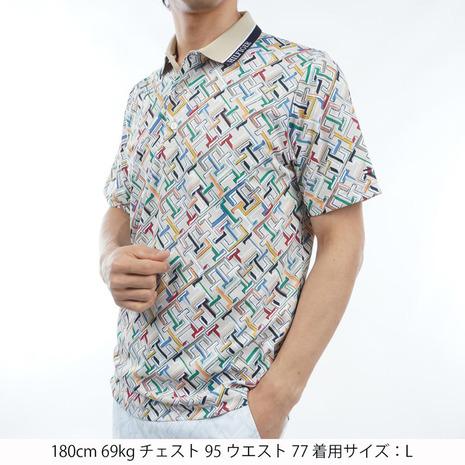 トミーヒルフィガー（TOMMY HILFIGER）（メンズ）ゴルフウェア モノグラム 半袖ポロシャツ THMA409_1