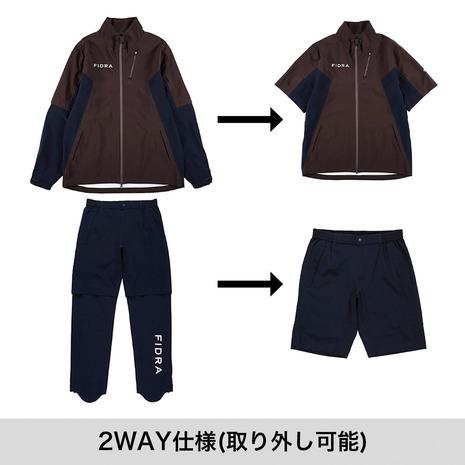 GFFS GOLFFREAKSSTORE ゴルフ レインウェア ユニセックス FIDRA（フィドラ） （メンズ）ゴルフウェア アウター 2WAY 撥水 レイン