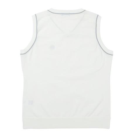 【極美品/L】G/FORE 総柄 Vネック ニットベスト モノグラム ゴルフ メンズ】モノグラム柄ニットベスト（23135503） | Nissa Golf